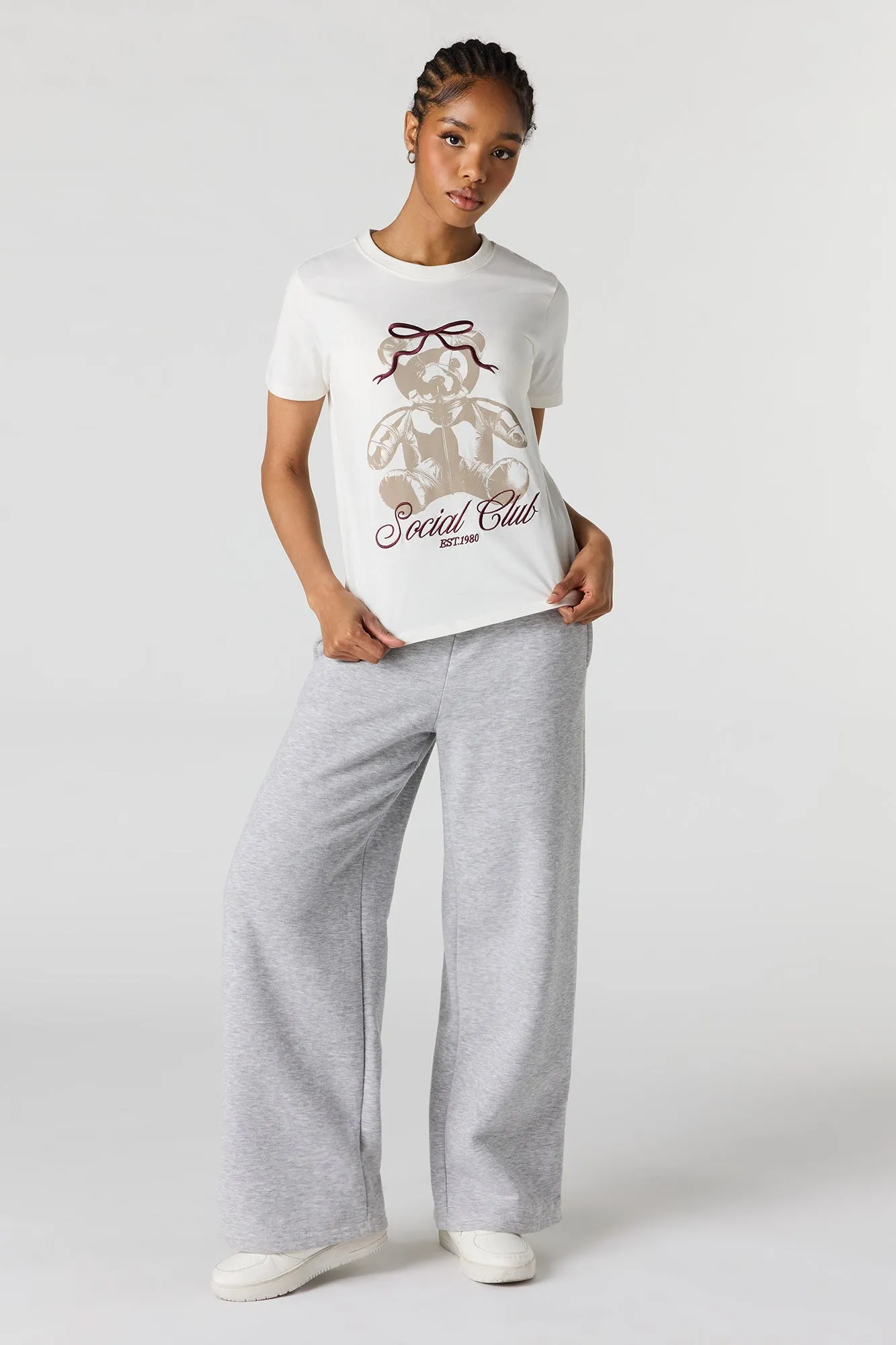 Social Club Embroidered T-Shirt sold by Urban Planet product image thumbnail 3