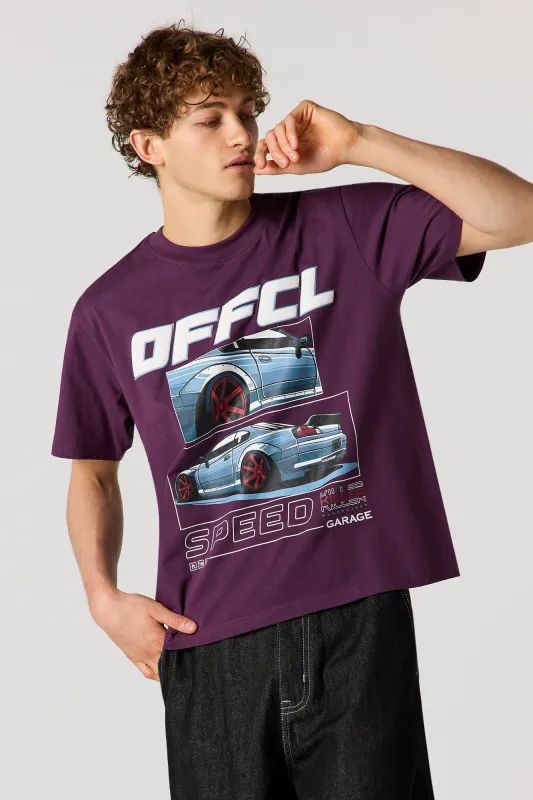 Offcl Puff Print Relaxed T-Shirt sold by Urban Planet