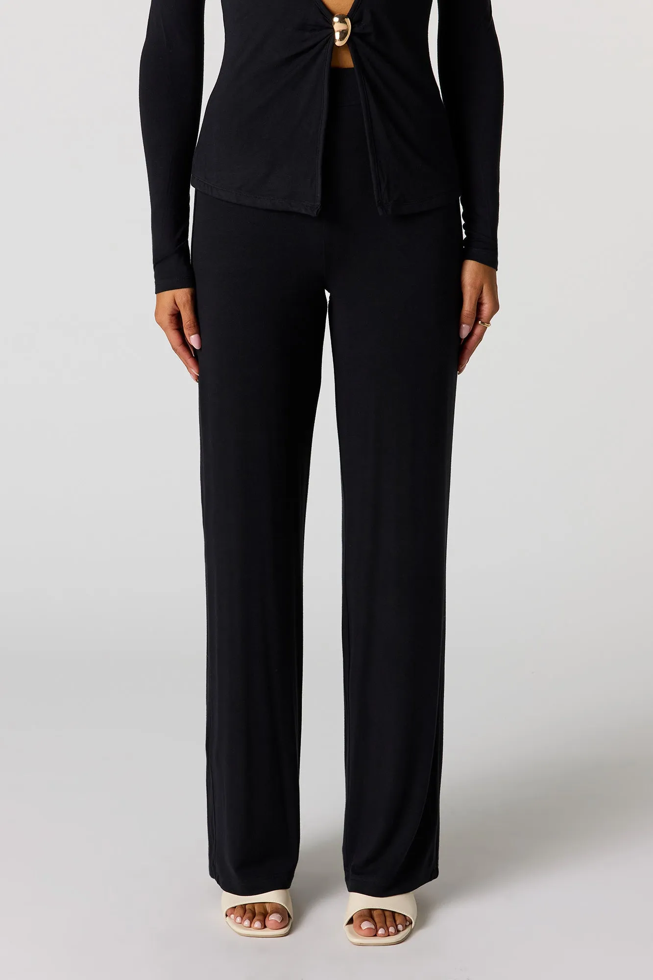 High Rise Wide Leg Pant sold by Urban Planet product image thumbnail 5