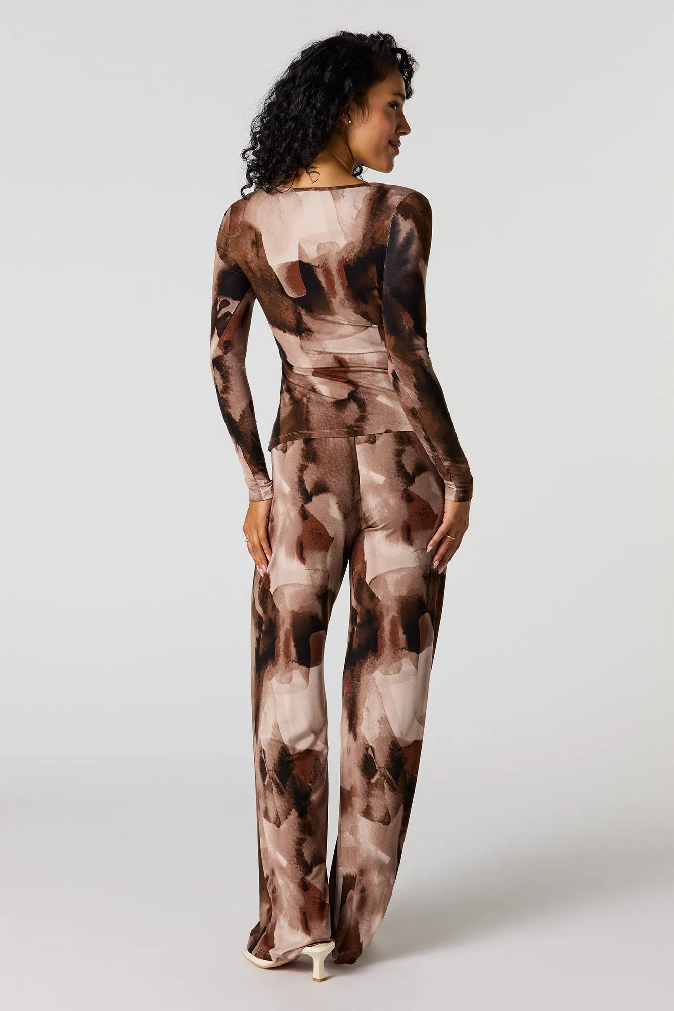 High Rise Wide Leg Pant sold by Urban Planet product image thumbnail 3