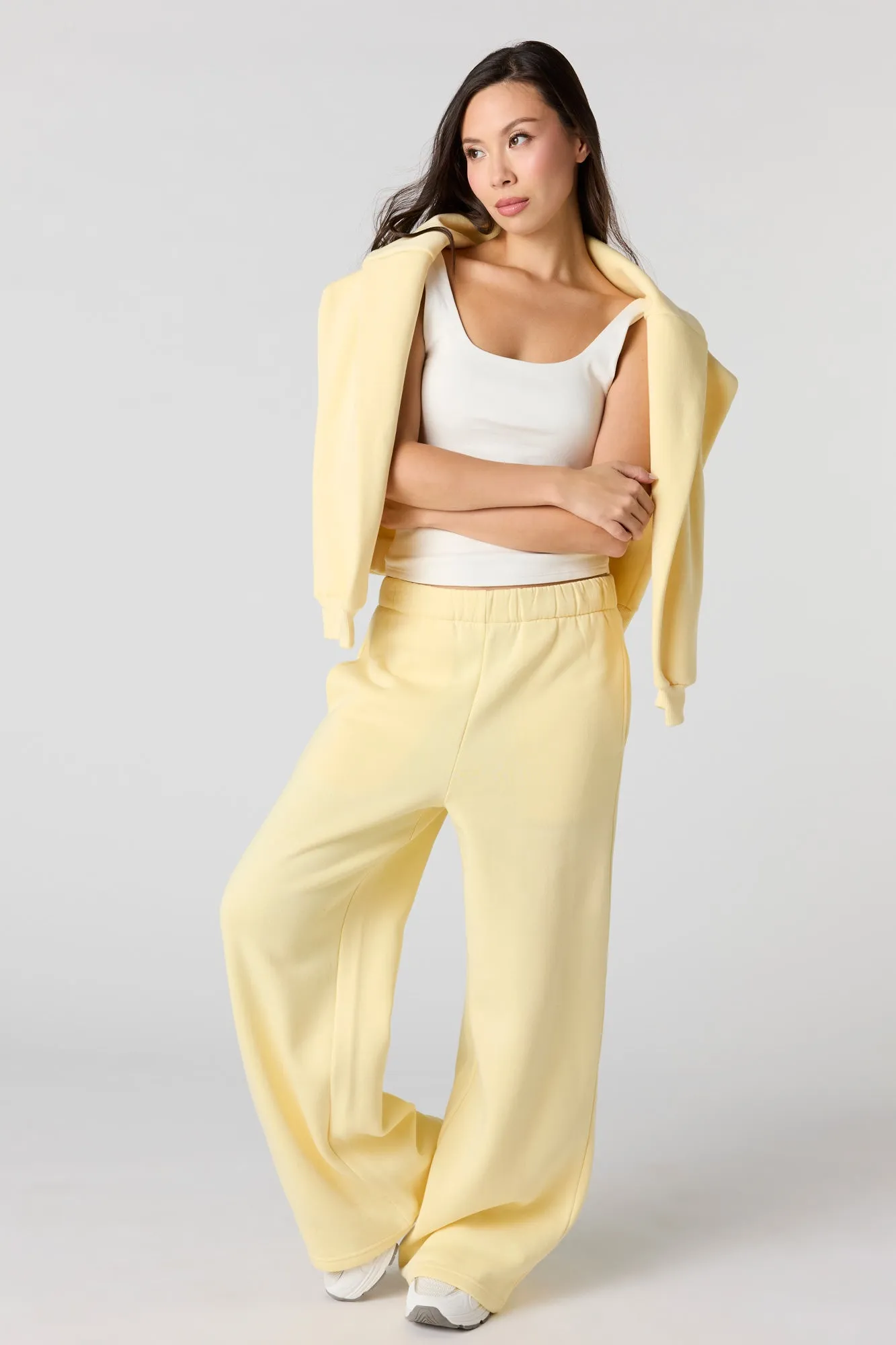 Classic Fleece Wide Leg Sweatpant sold by Urban Planet