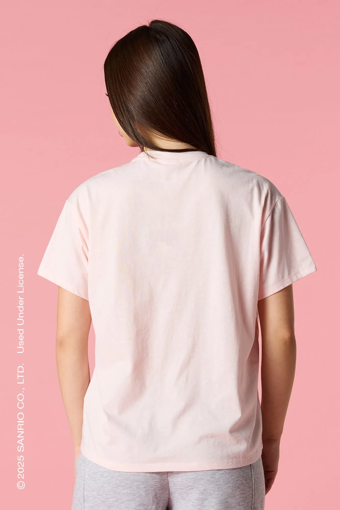 Hello Kitty® HD Print Boyfriend T-Shirt sold by Urban Planet product image thumbnail 3