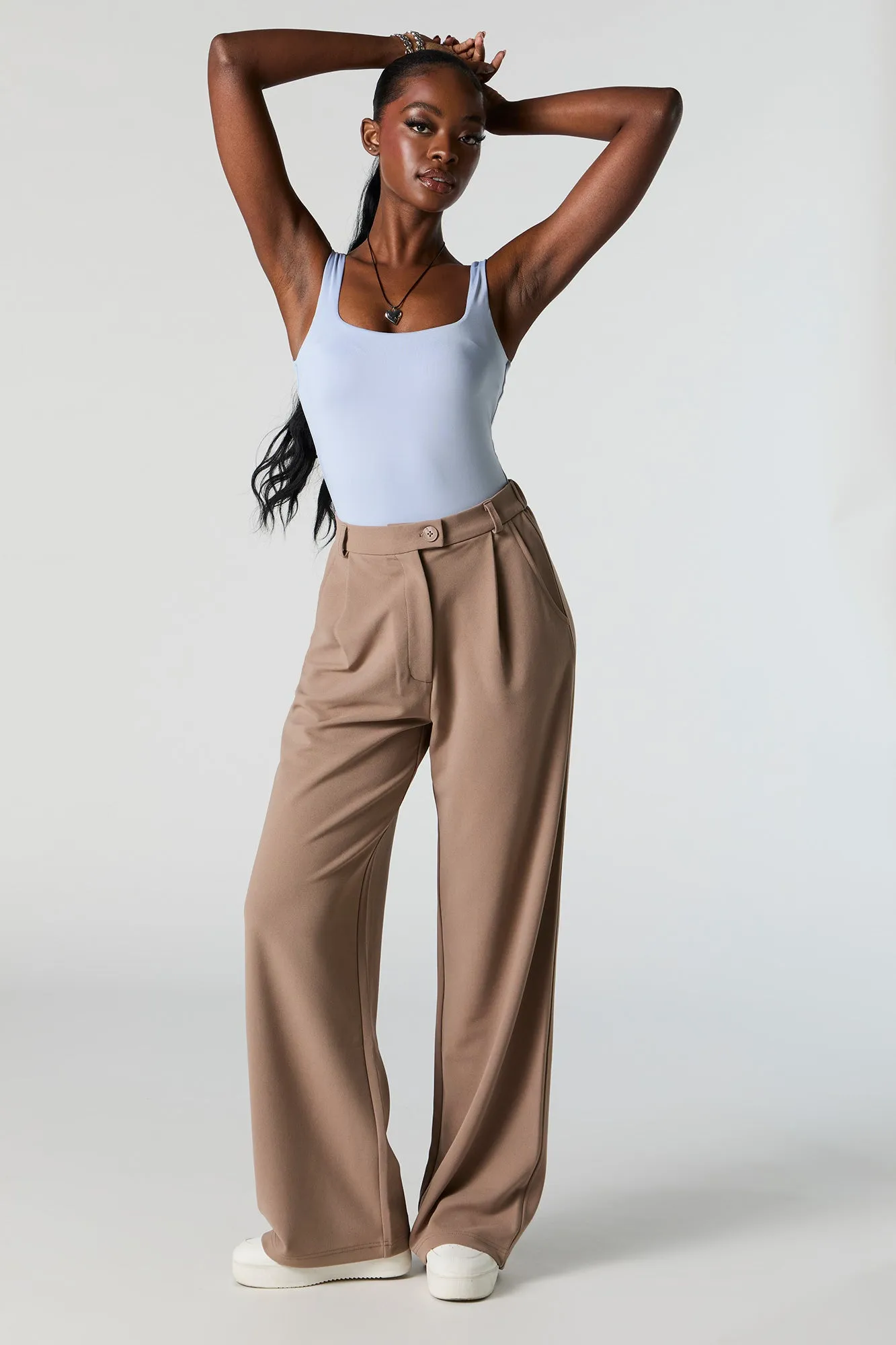 Contour Square Neck Tank Bodysuit sold by Urban Planet product image thumbnail 3