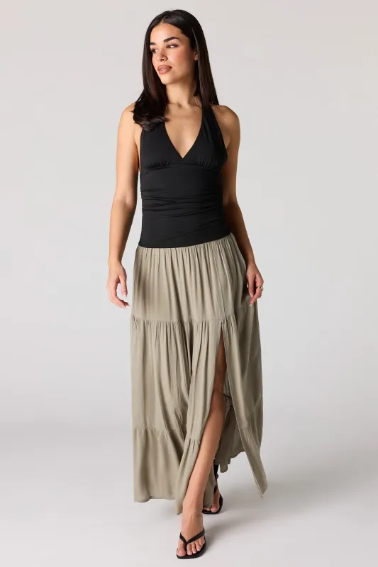 Tiered Maxi Skirt sold by Urban Planet