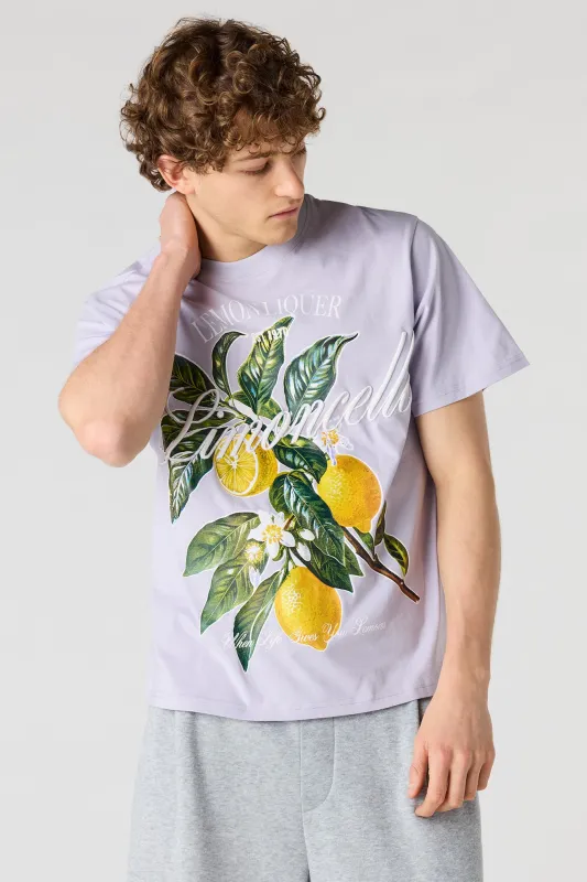 Limoncello Puff Print T-Shirt sold by Urban Planet