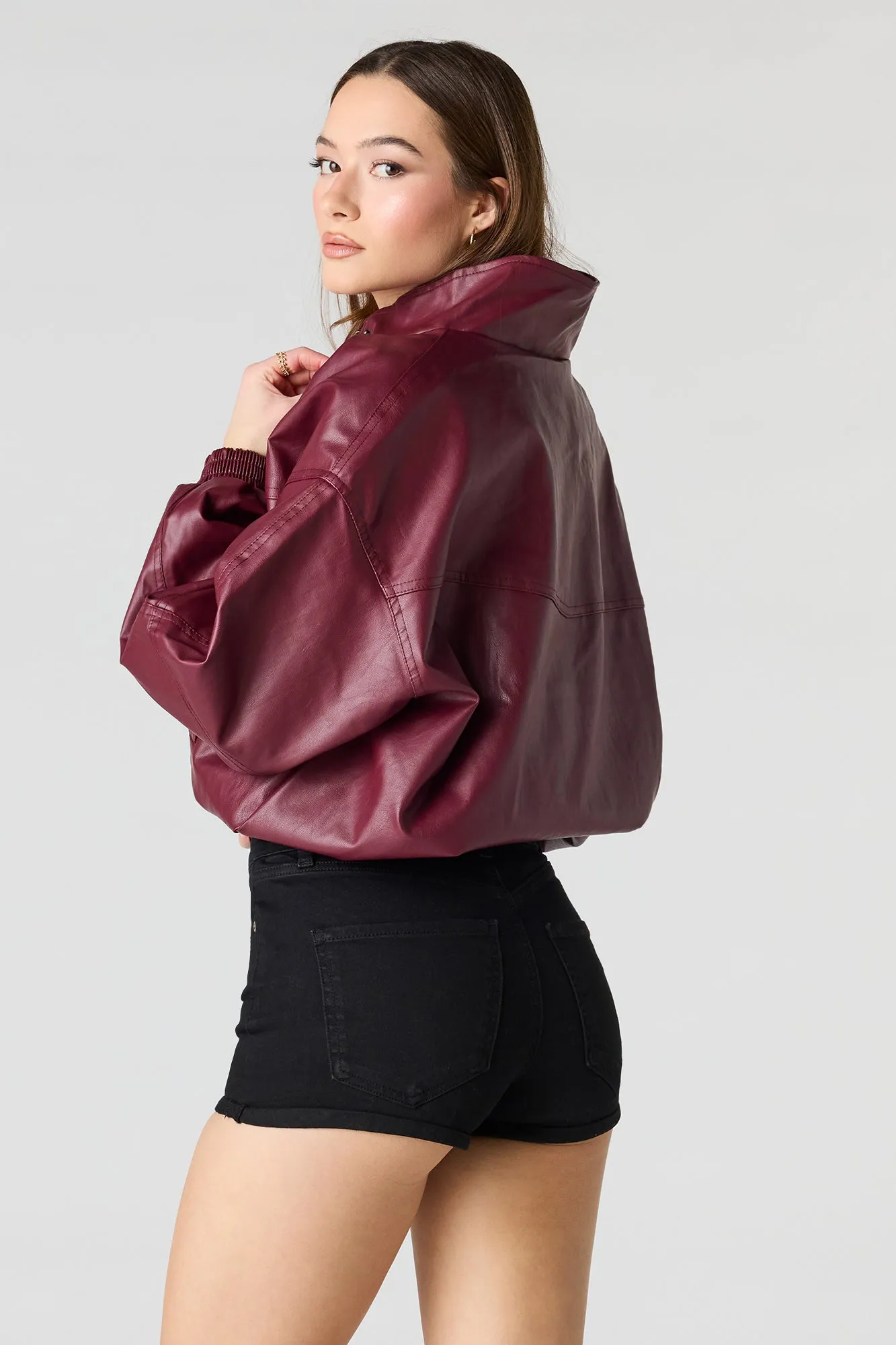 Miami High Rise Black Denim Short sold by Urban Planet product image thumbnail 2