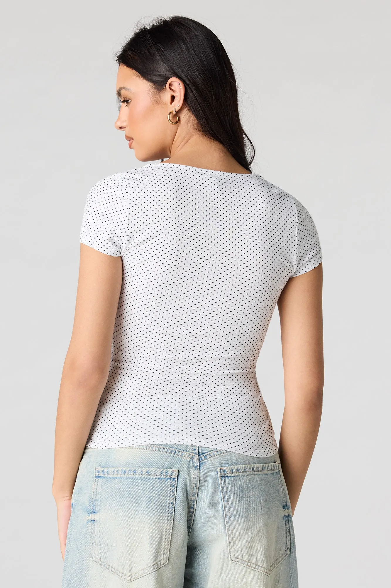Soft Contour Square Neck T-Shirt sold by Urban Planet product image thumbnail 2