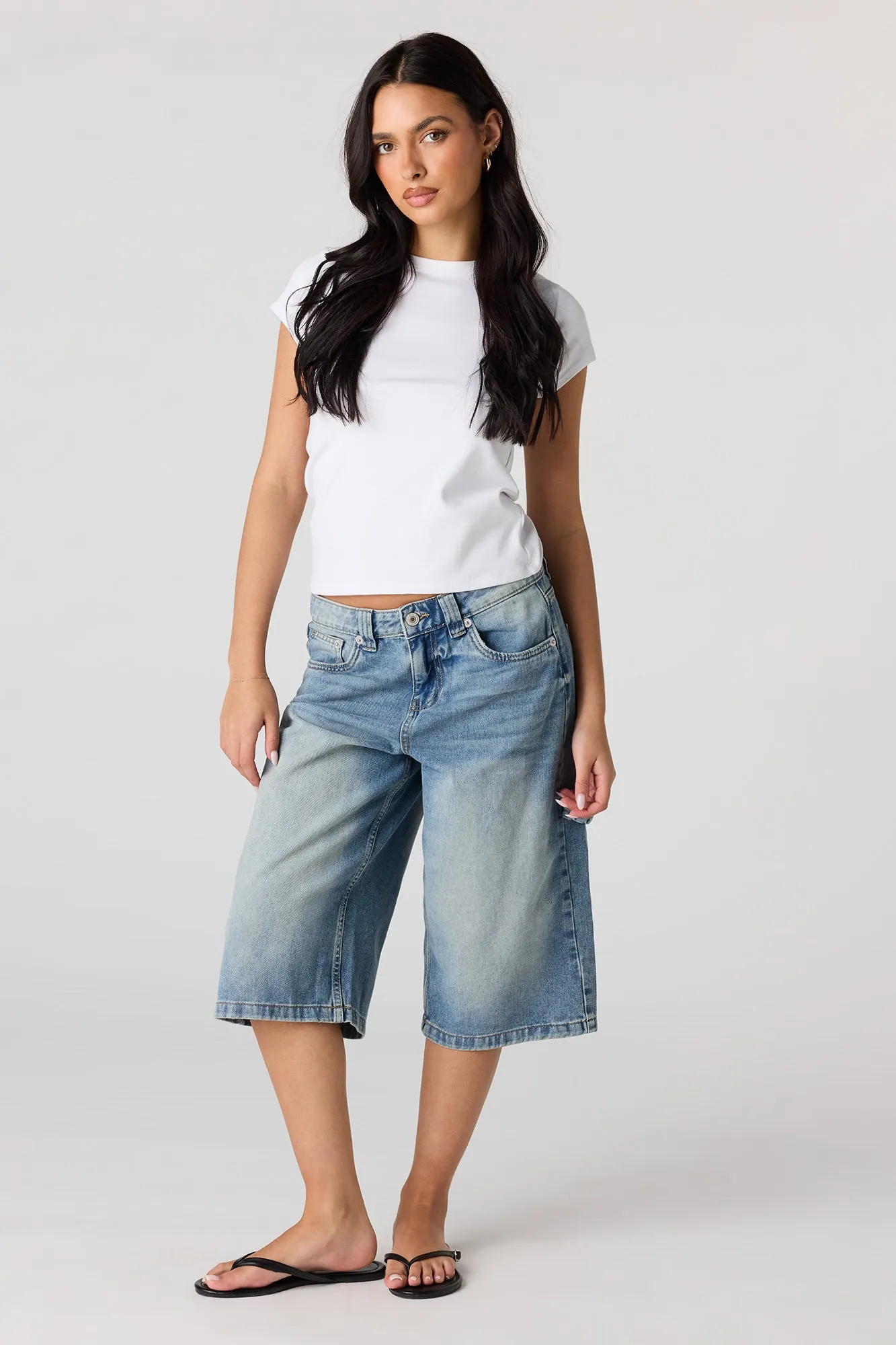 Low Rise Carpenter Jort 16" sold by Urban Planet