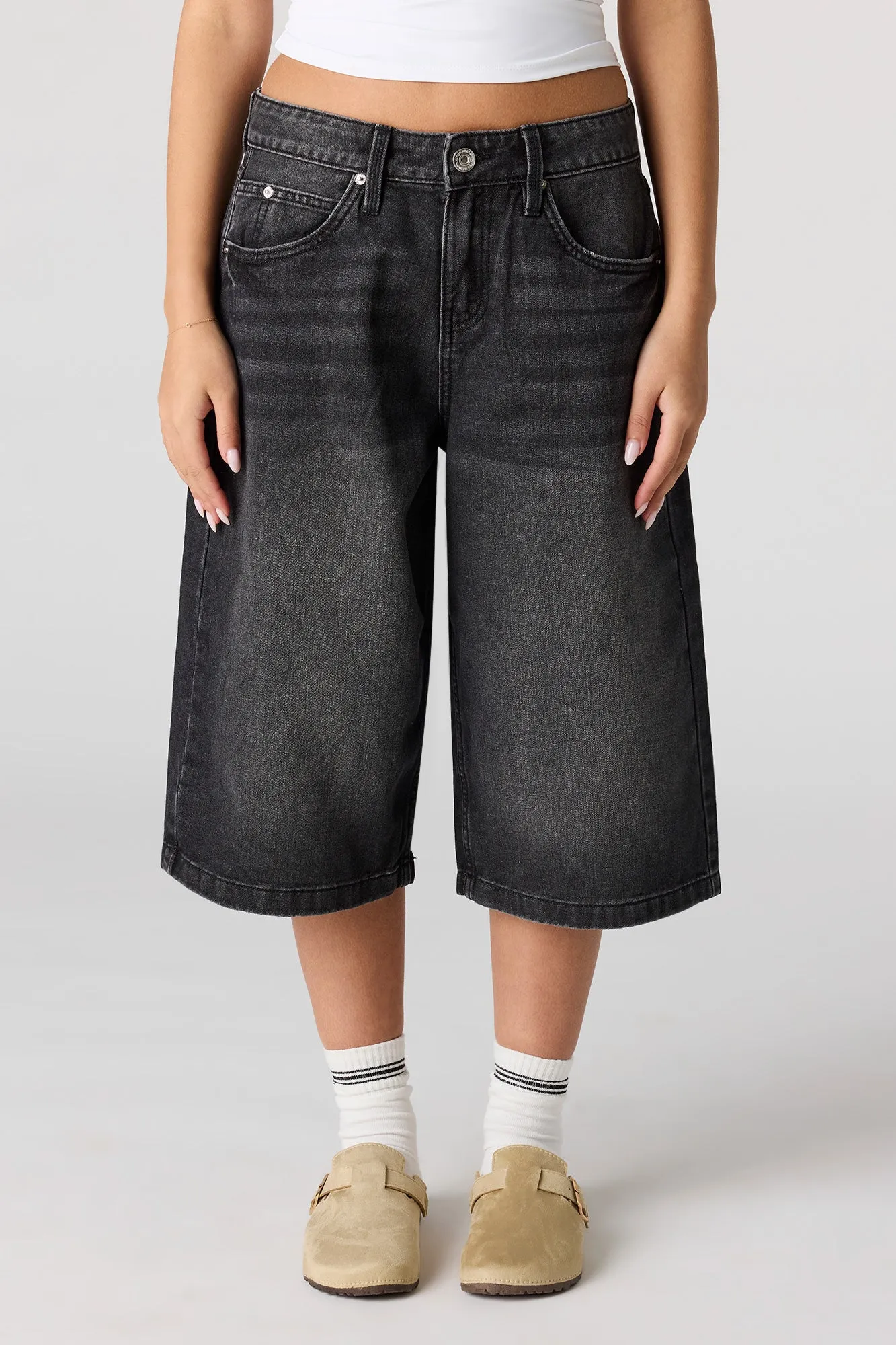 Low Rise Super Baggy Jort 16" sold by Urban Planet product image thumbnail 2