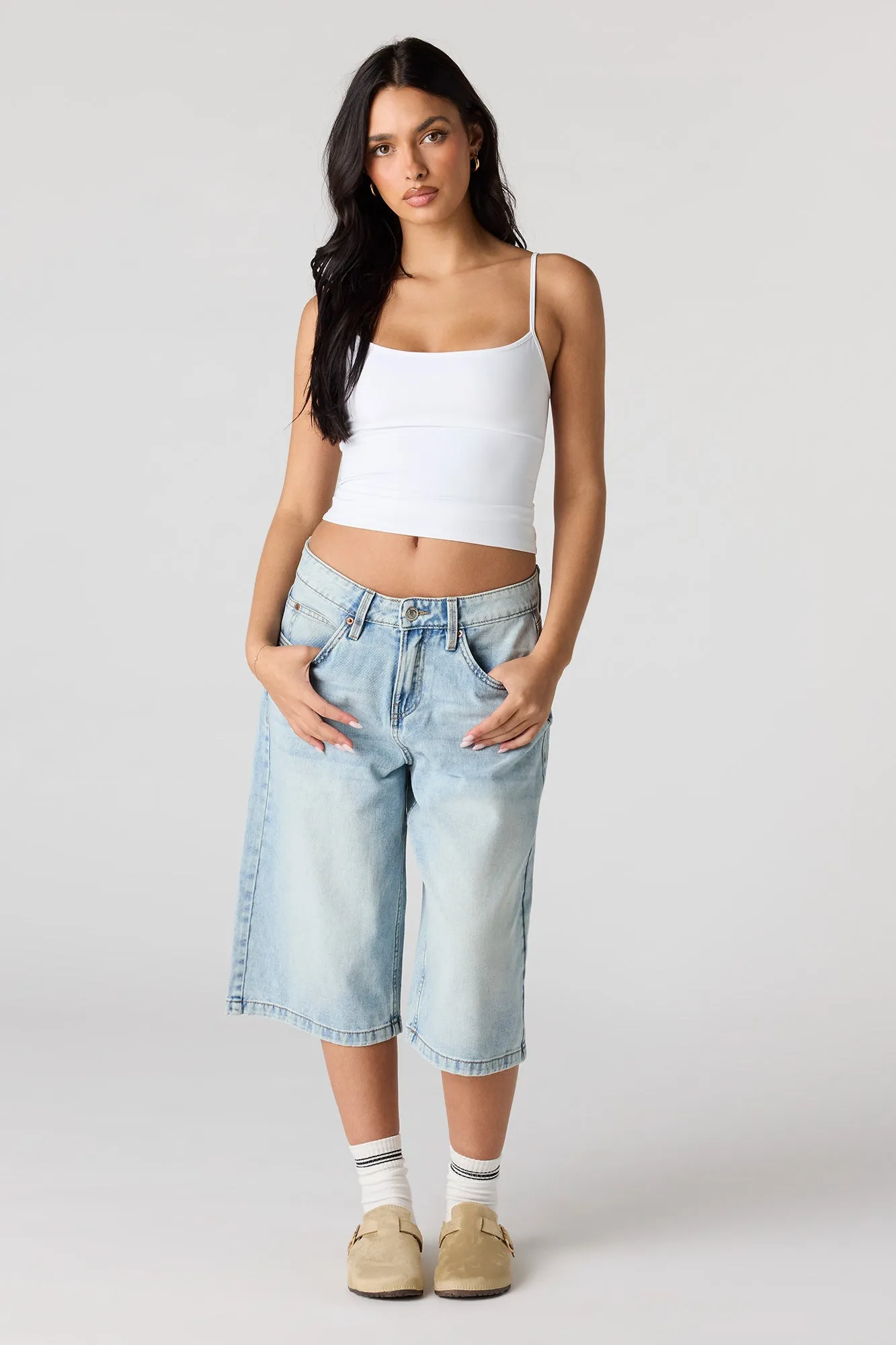 Low Rise Super Baggy Jort 16" sold by Urban Planet product image thumbnail 4