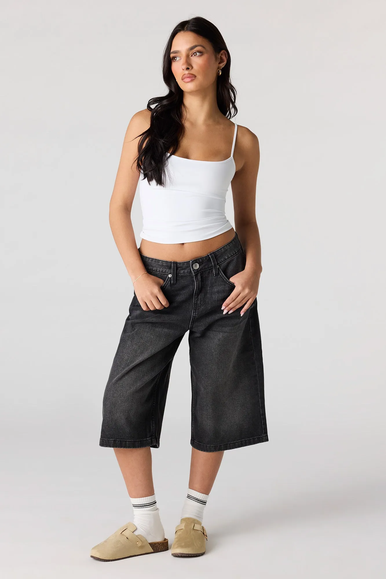 Low Rise Super Baggy Jort 16" sold by Urban Planet