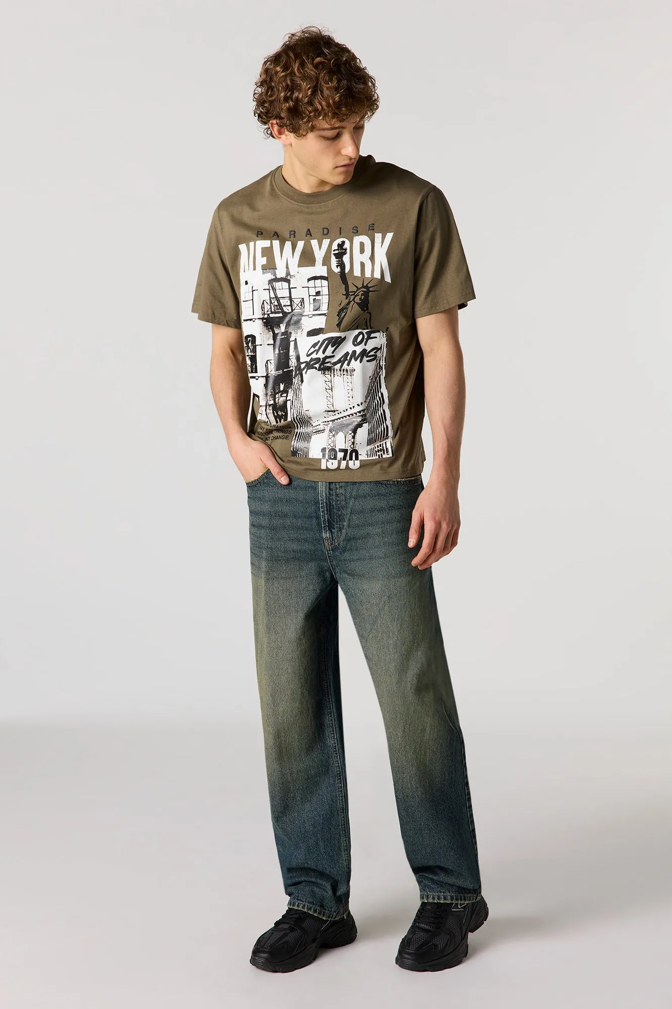 City Graphic T-Shirt sold by Urban Planet product image thumbnail 3