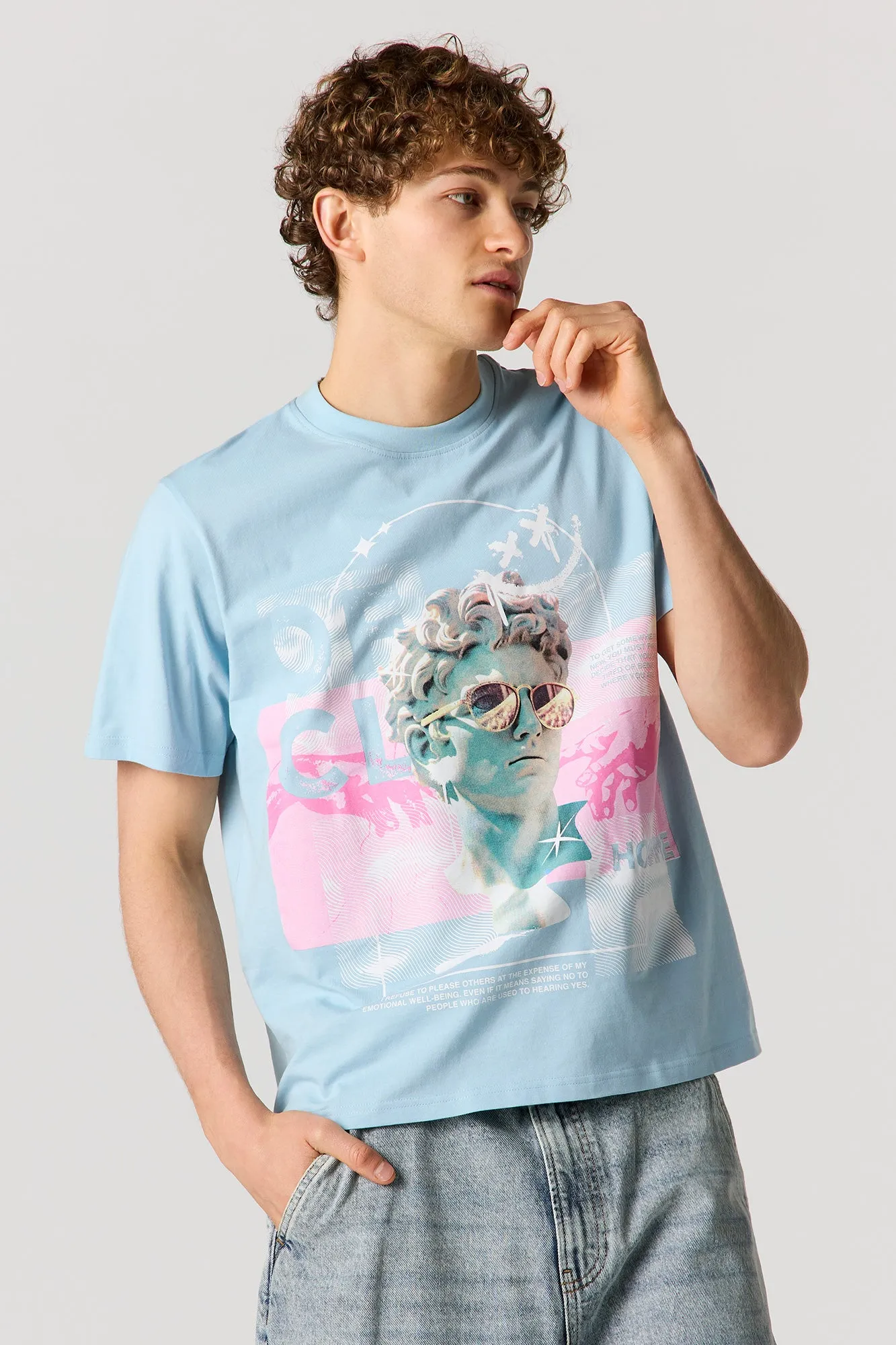 Official Statue Graphic T-Shirt sold by Urban Planet