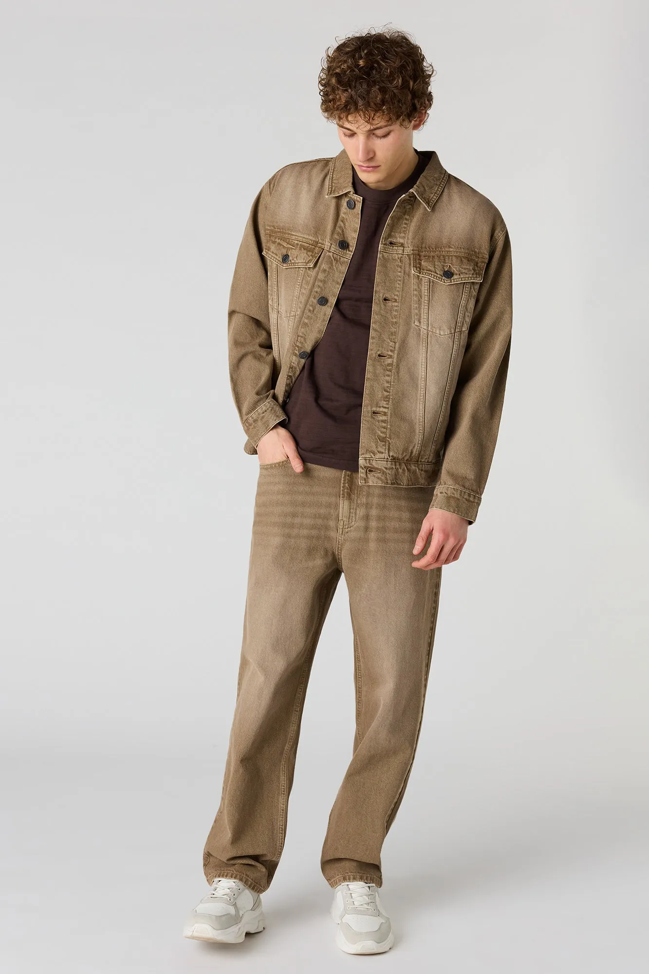 Relaxed Denim Jacket sold by Urban Planet product image thumbnail 3