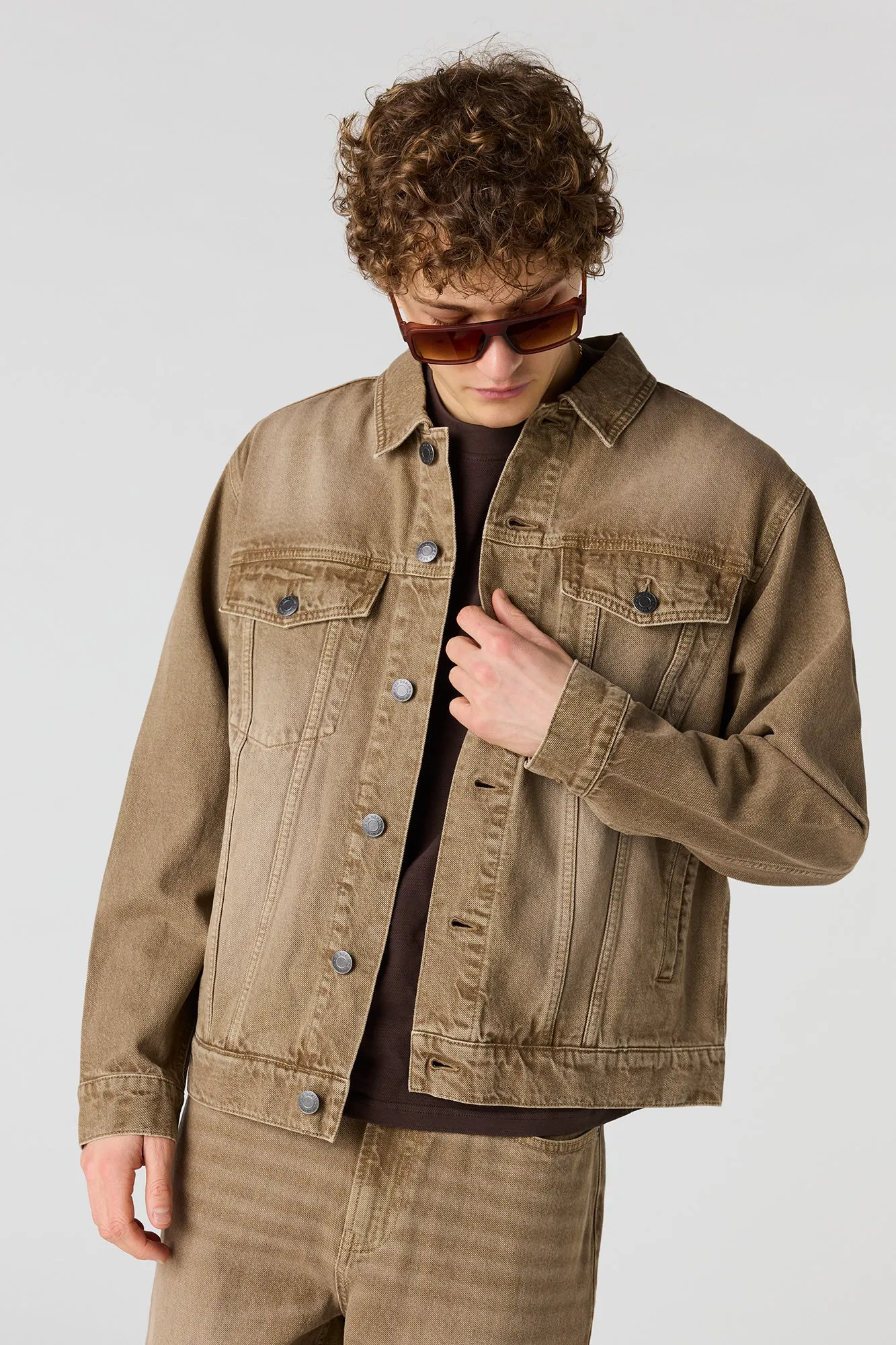 Relaxed Denim Jacket sold by Urban Planet
