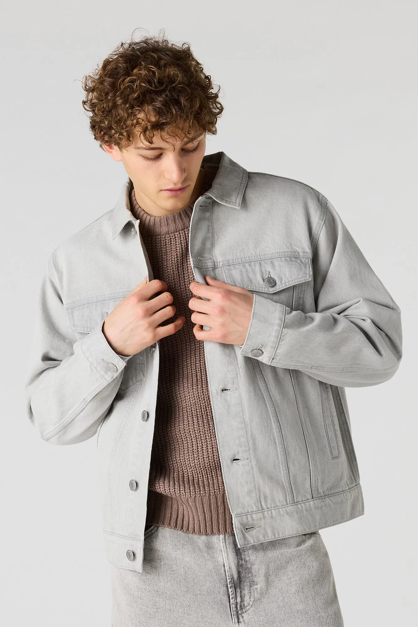 Relaxed Denim Jacket sold by Urban Planet product image thumbnail 5