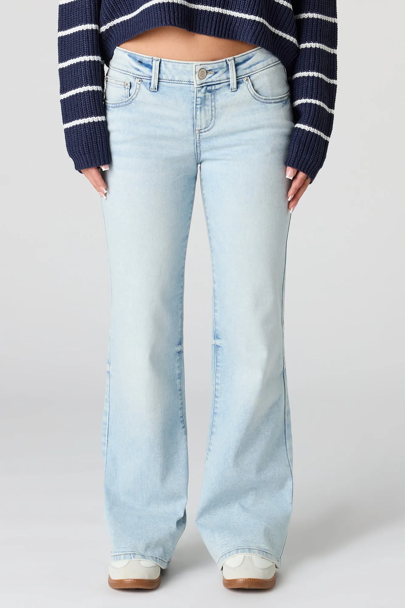 Low Rise Push Up Flare Light Jean sold by Urban Planet product image thumbnail 2