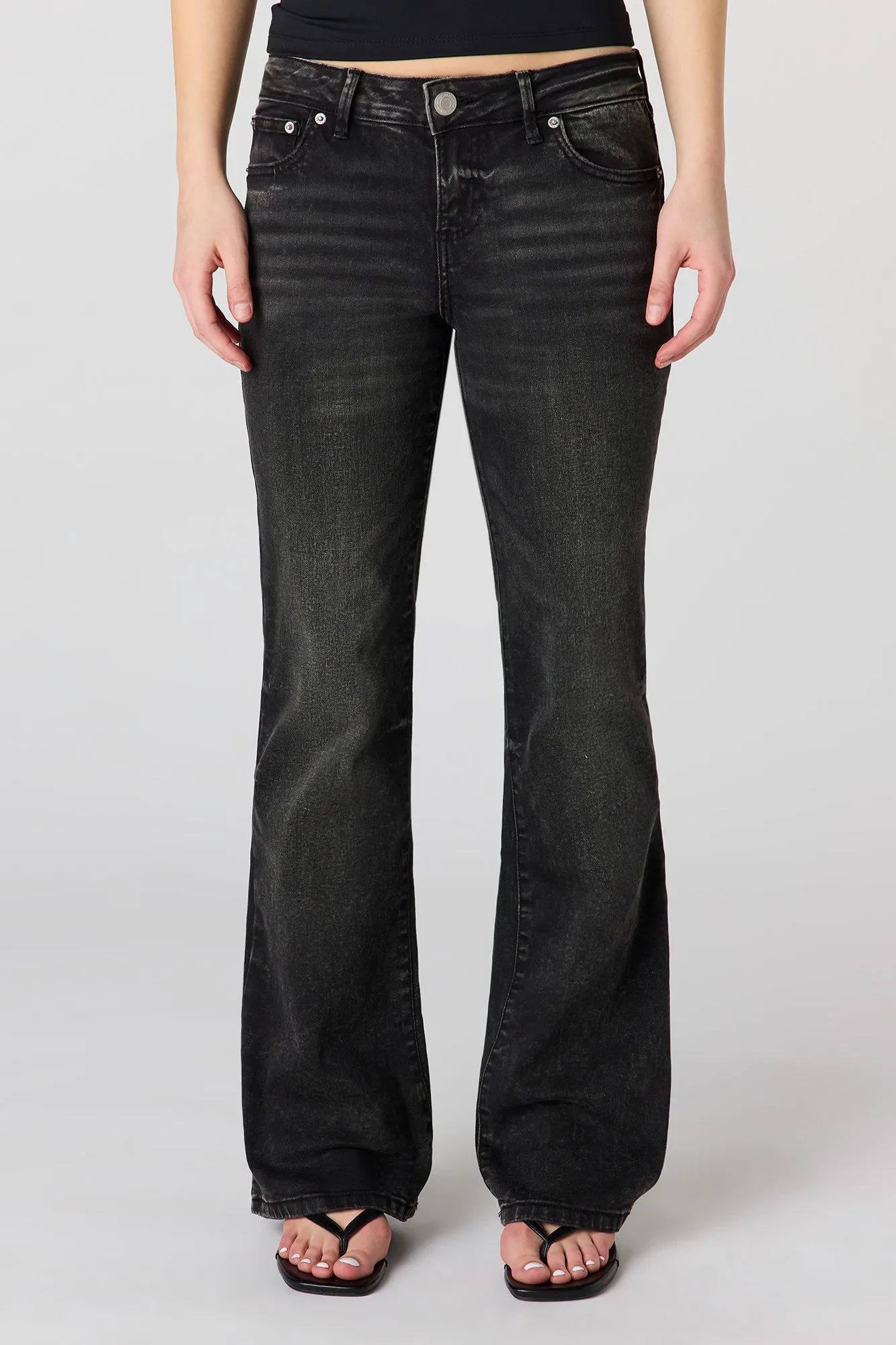 Low Rise Flare Jean sold by Urban Planet product image thumbnail 2