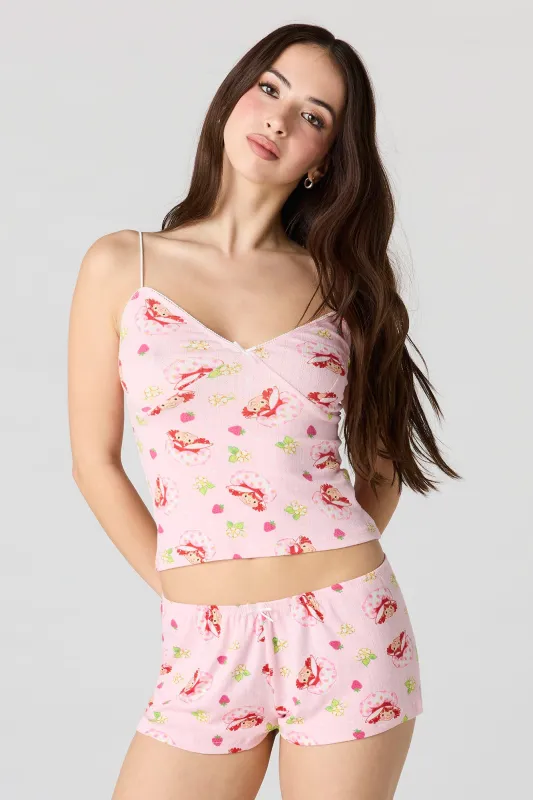 Strawberry Shortcake Pointelle Tank & Short Pajama Set sold by Urban Planet