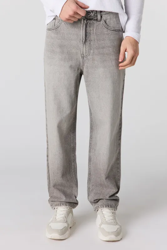 Baggy Medium Grey Jean sold by Urban Planet