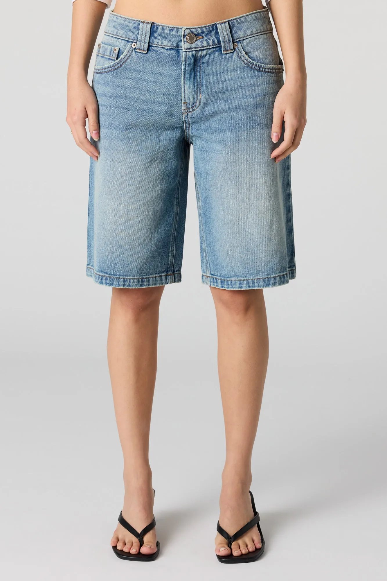 Brooklyn Low Rise Baggy Vintage Medium Jort sold by Urban Planet product image thumbnail 2