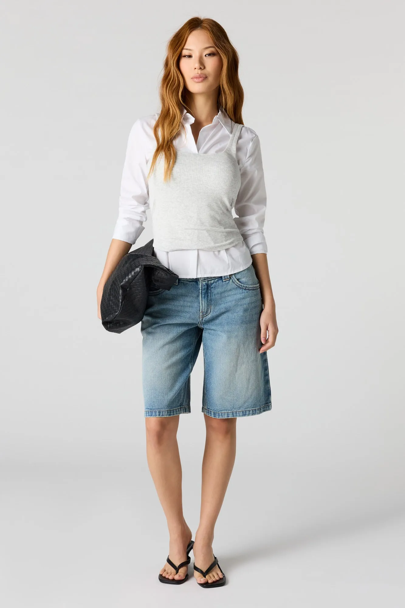 Brooklyn Low Rise Baggy Vintage Medium Jort sold by Urban Planet product image thumbnail 5