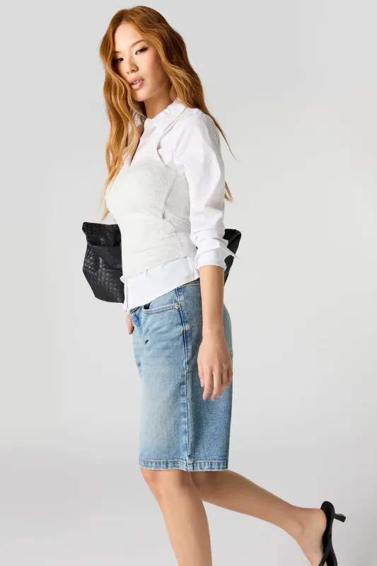 Brooklyn Low Rise Baggy Vintage Medium Jort made by Stitches