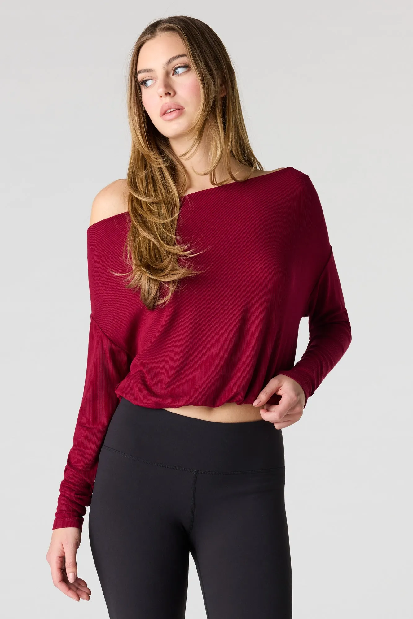 Off Shoulder Dolman Top sold by Urban Planet