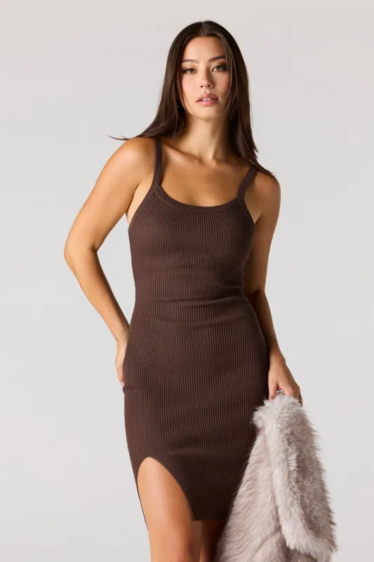Ribbed Knit Bodycon Mini Dress made by Urban Planet