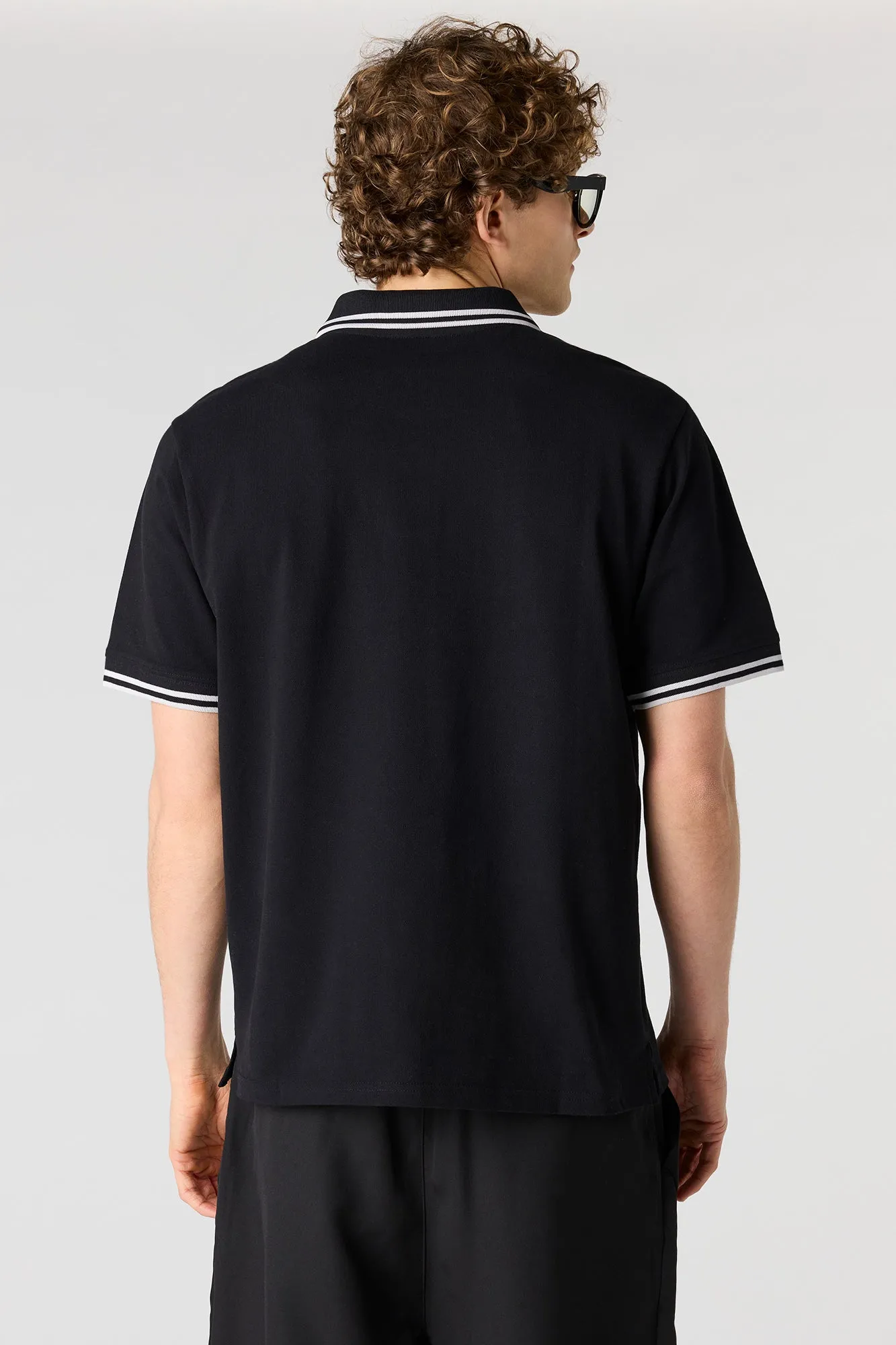 Striped Trim Polo sold by Urban Planet product image thumbnail 5
