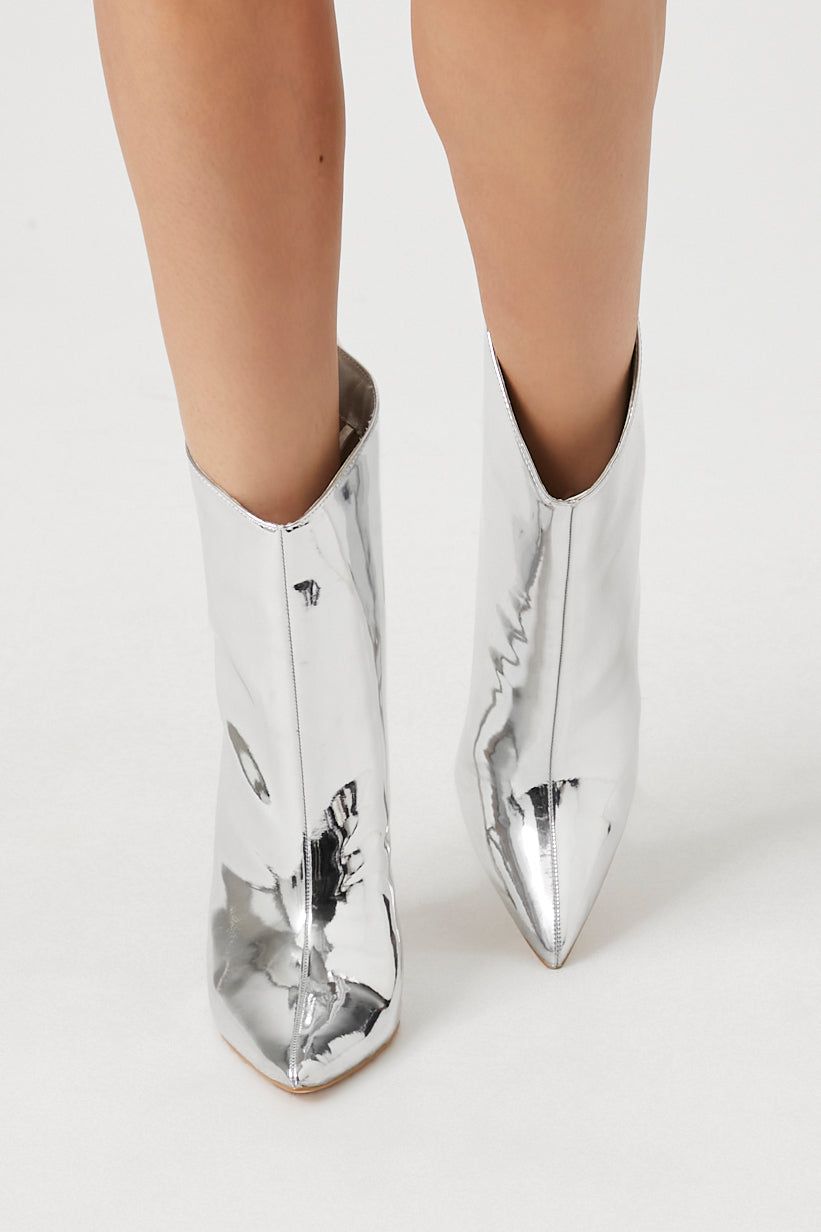 Metallic Stiletto Ankle Boot sold by Urban Planet product image thumbnail 3