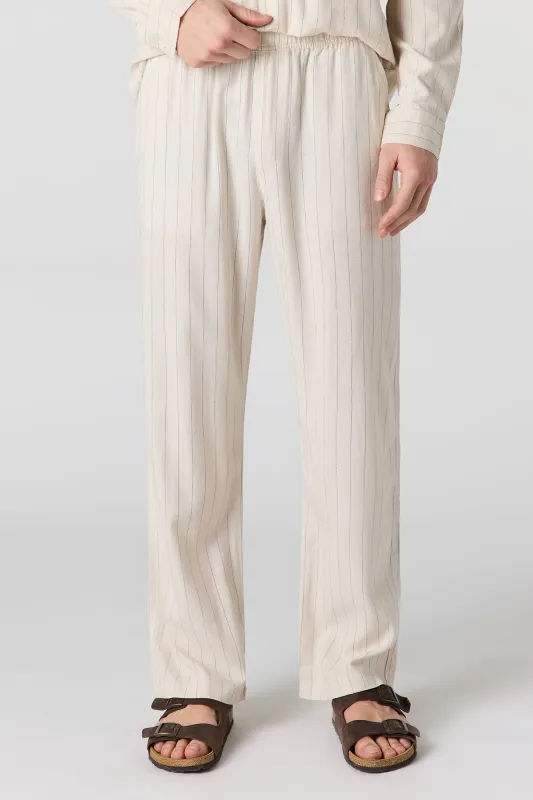 Linen-Blend Baggy Pant sold by Urban Planet