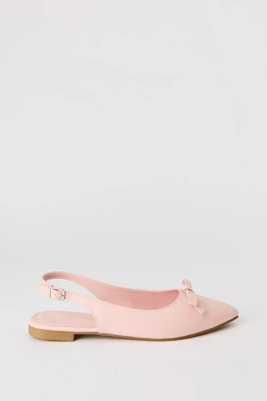 Bow Slingback Flat sold by Urban Planet