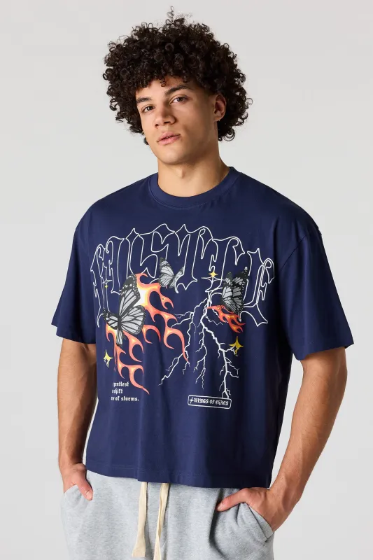 Graphic Boxy T-Shirt made by Urban Planet