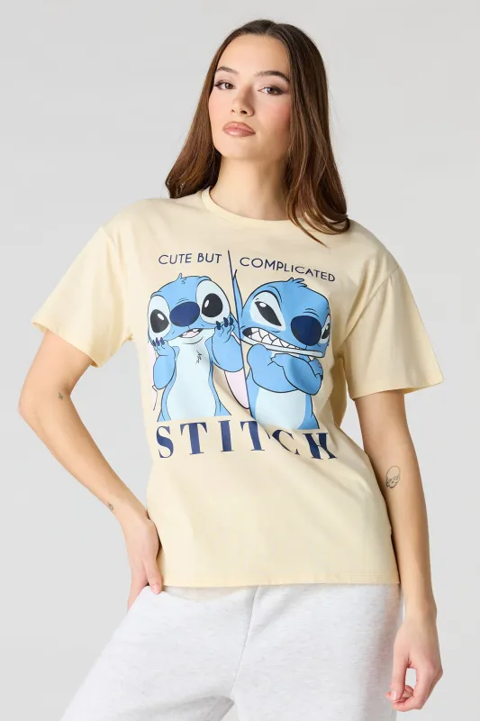 Stitch Graphic Boyfriend T-Shirt sold by Urban Planet