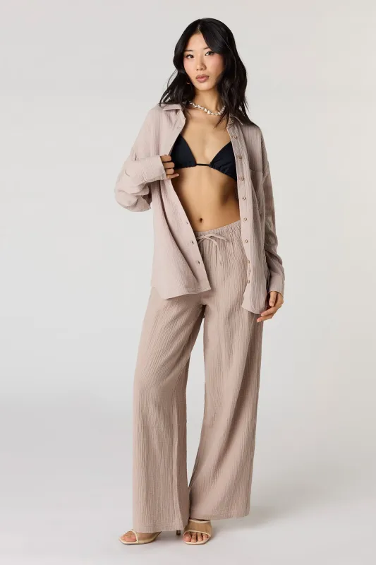 Flowy Gauze Wide Leg Pant made by Stitches