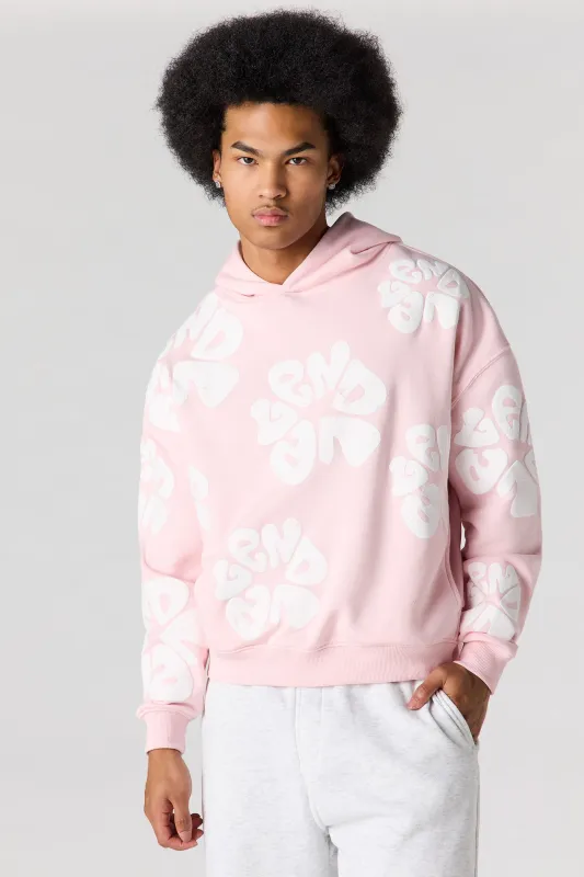 Legend Graphic Boxy Fleece Hoodie sold by Urban Planet