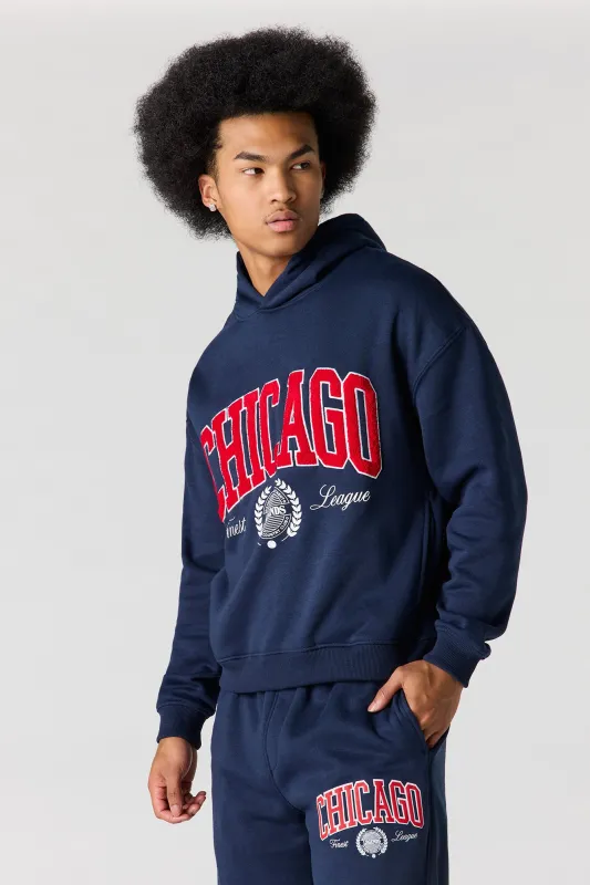 Graphic Boxy Fleece Hoodie made by Urban Planet