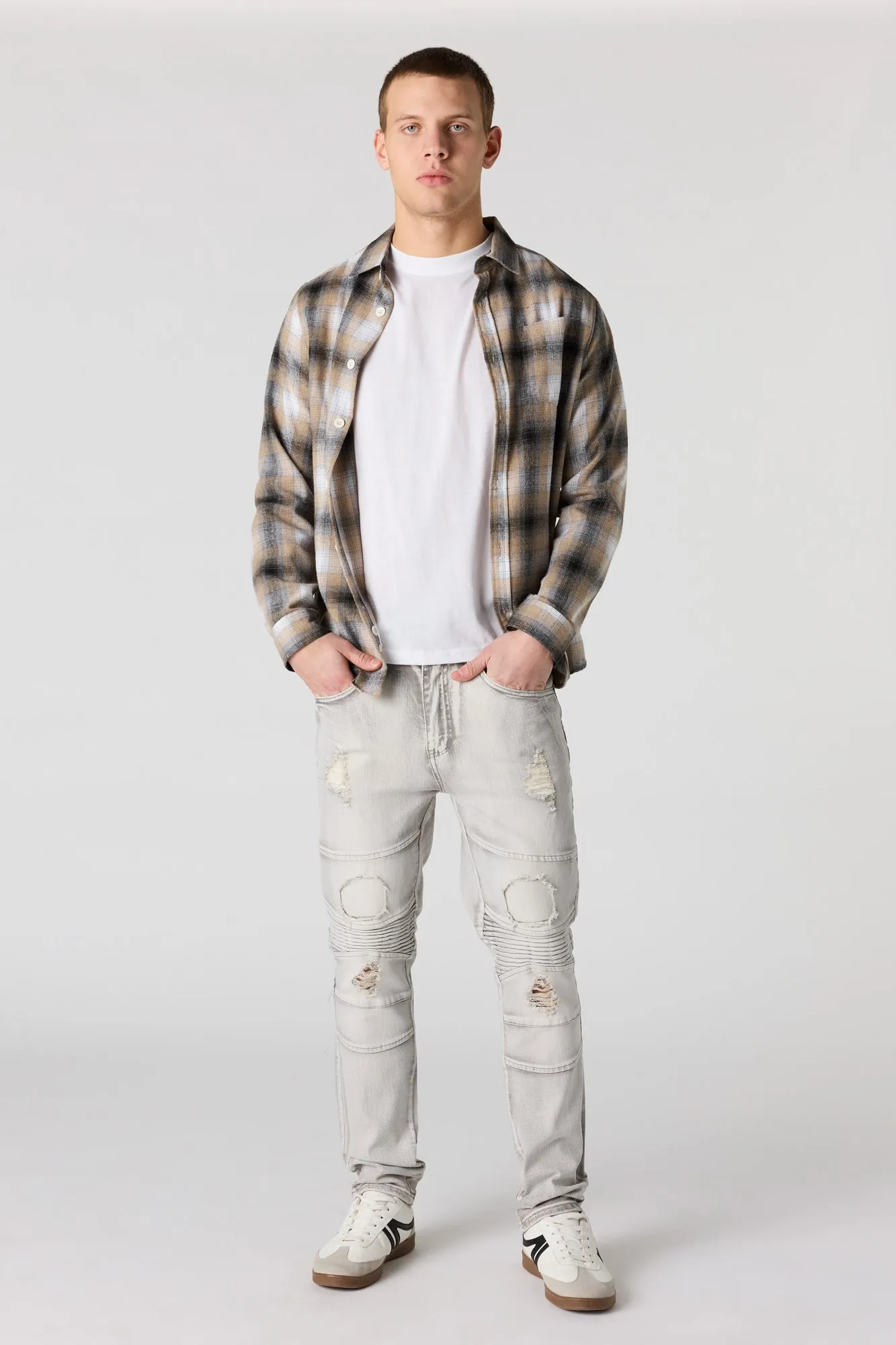 Distressed Moto Skinny Jean sold by Urban Planet product image thumbnail 2