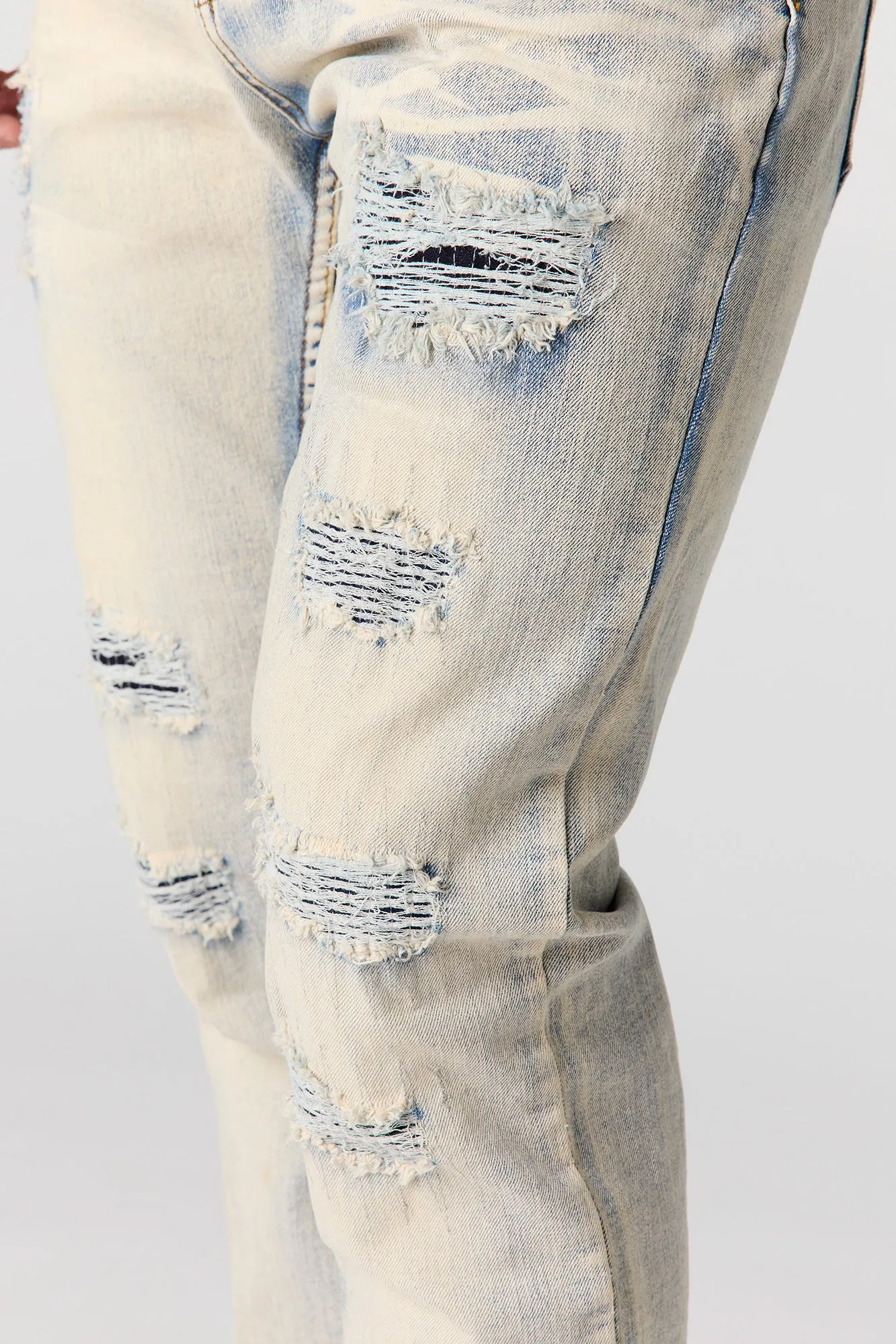 Ripped Washed Skinny Jean sold by Urban Planet product image thumbnail 4