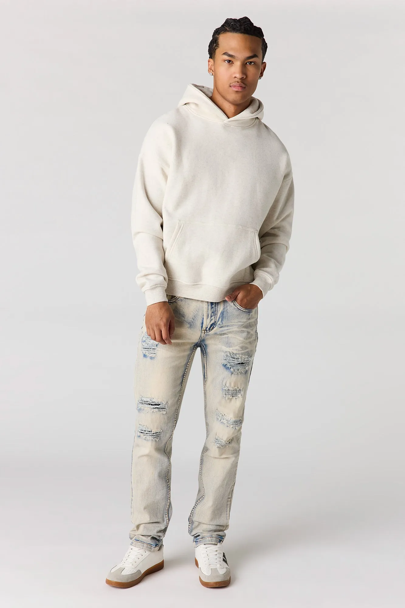 Ripped Washed Skinny Jean sold by Urban Planet product image thumbnail 2