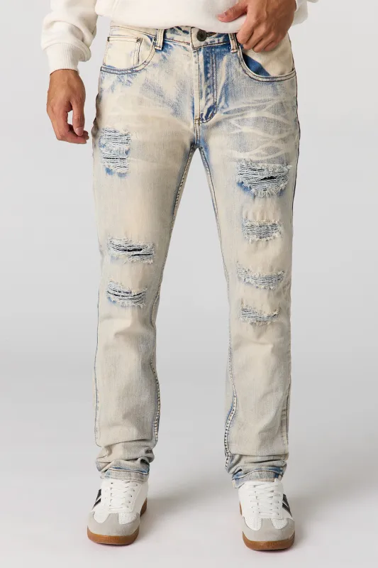 Ripped Washed Skinny Jean sold by Urban Planet