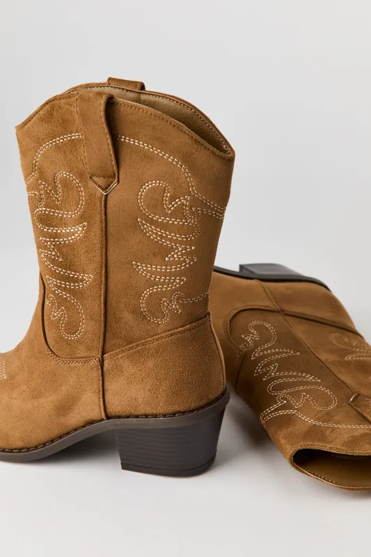 Mid Calf Cowboy Boot sold by Urban Planet
