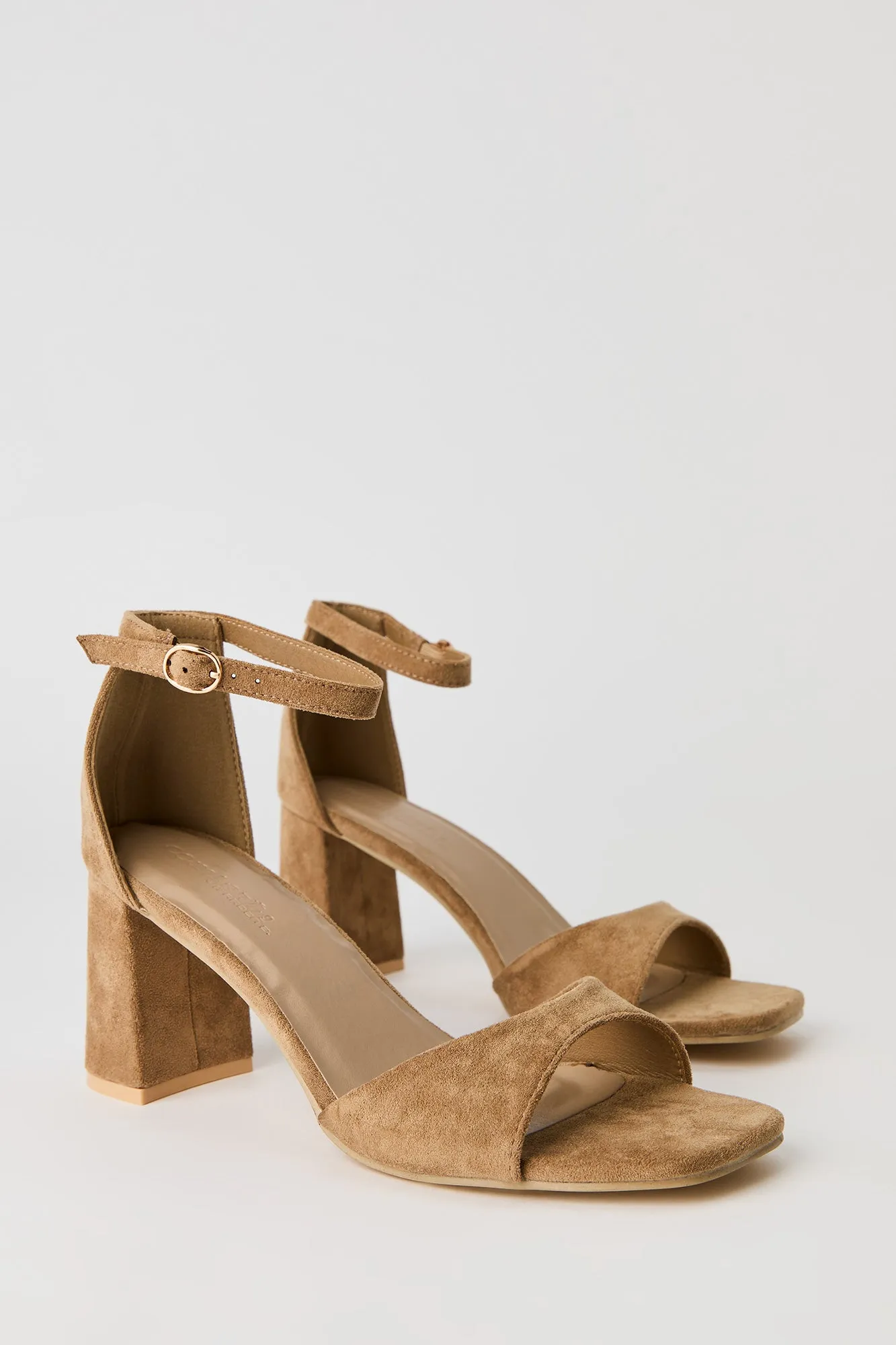 Faux Suede Ankle Strap Heel sold by Urban Planet