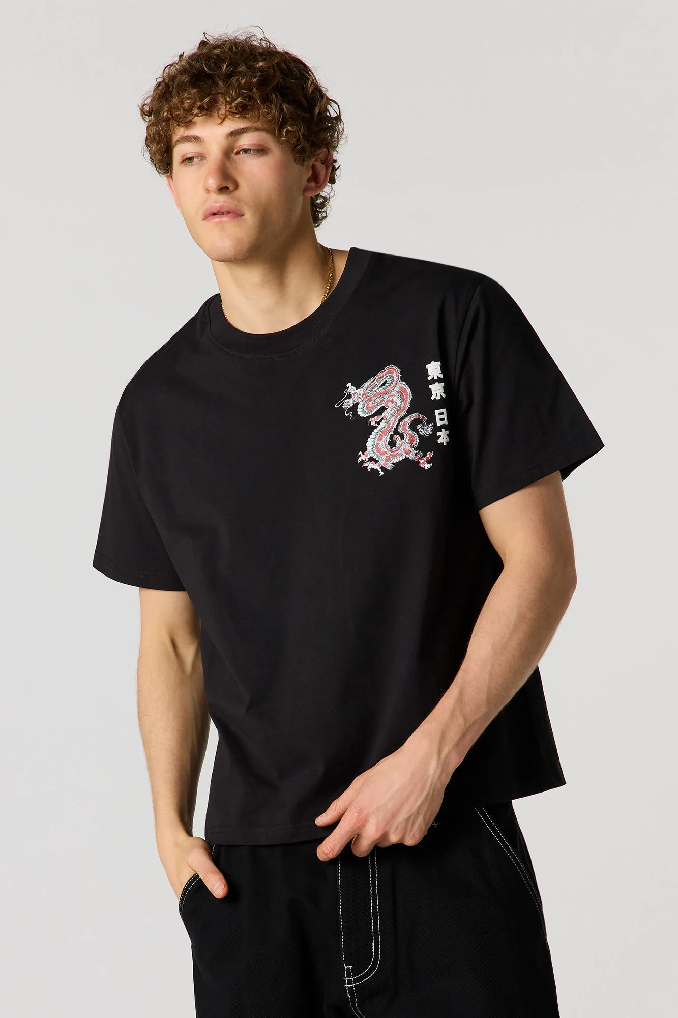 Dragon Graphic T-Shirt sold by Urban Planet product image thumbnail 2