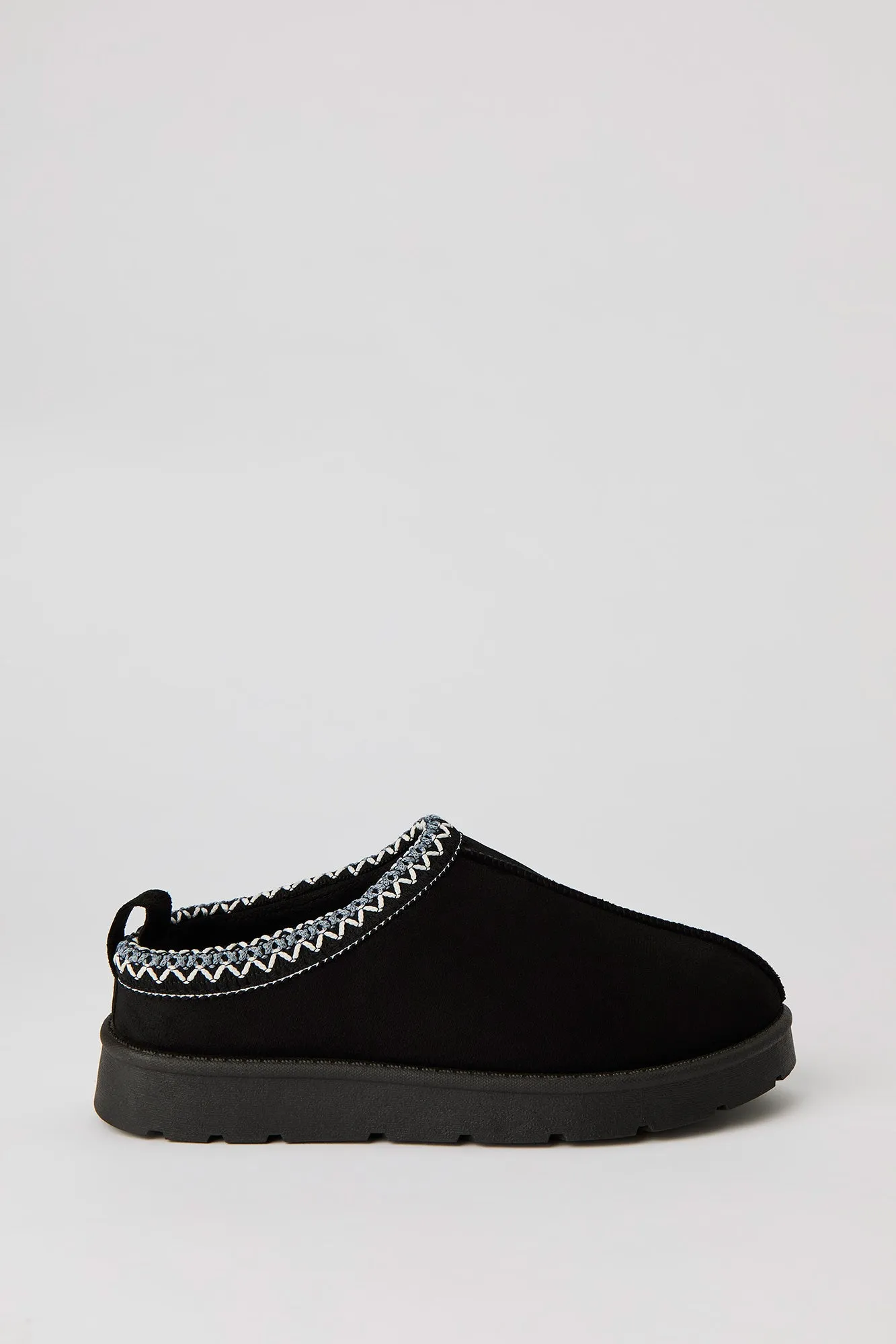 Faux Suede Embroidered Slipper Booties sold by Urban Planet product image thumbnail 4