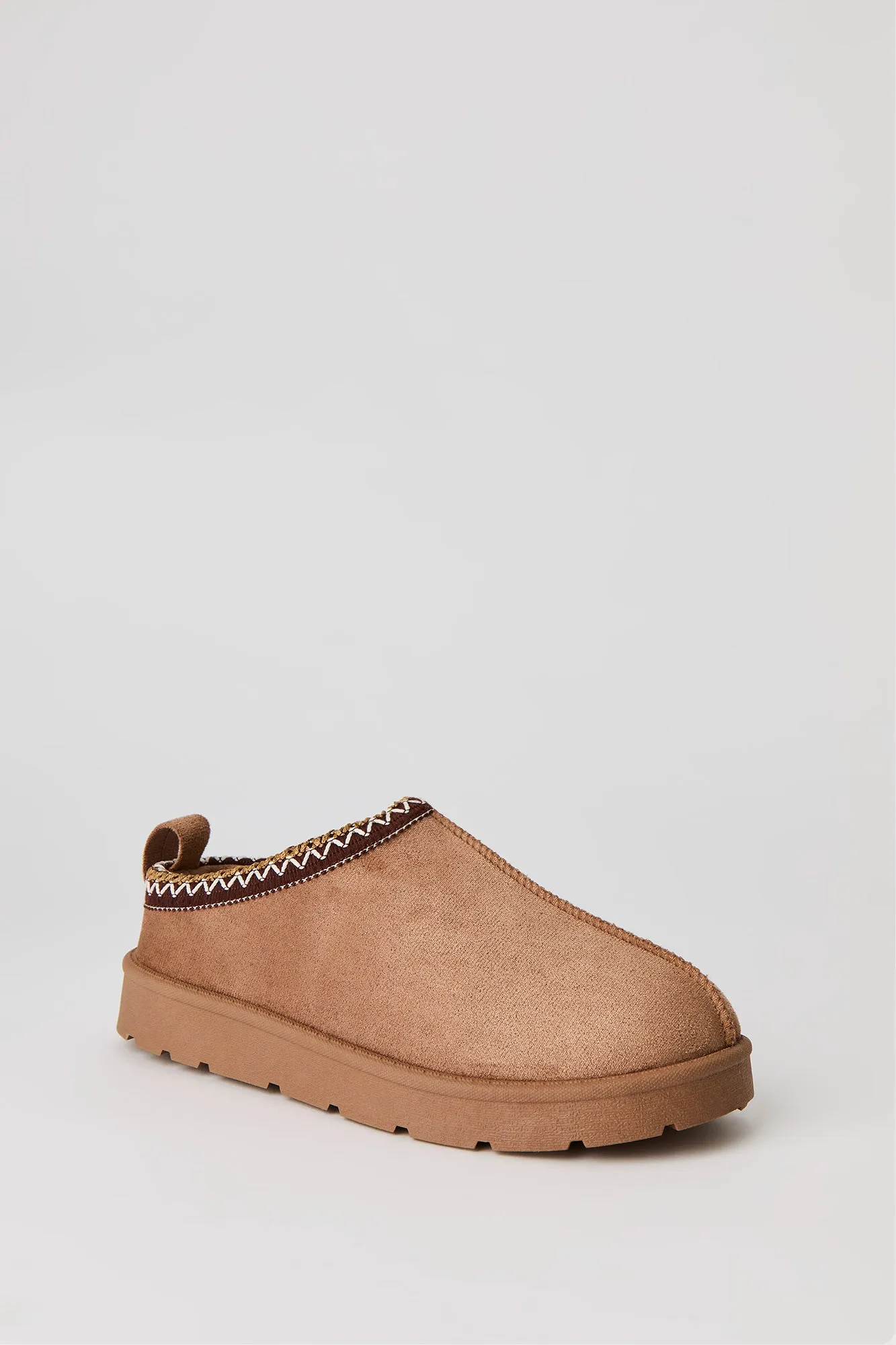 Faux Suede Embroidered Slipper Booties sold by Urban Planet product image thumbnail 2