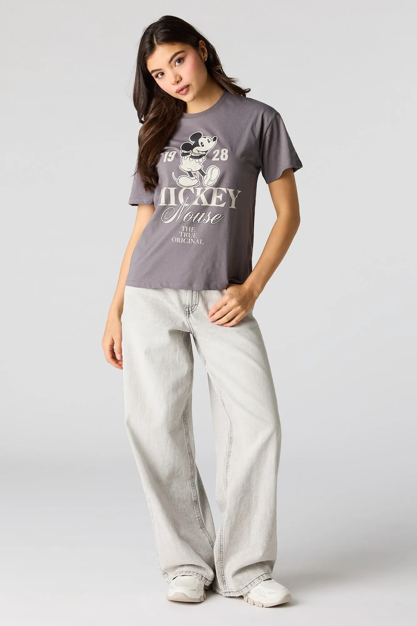 Mickey Mouse Graphic Boyfriend T-Shirt sold by Urban Planet product image thumbnail 4