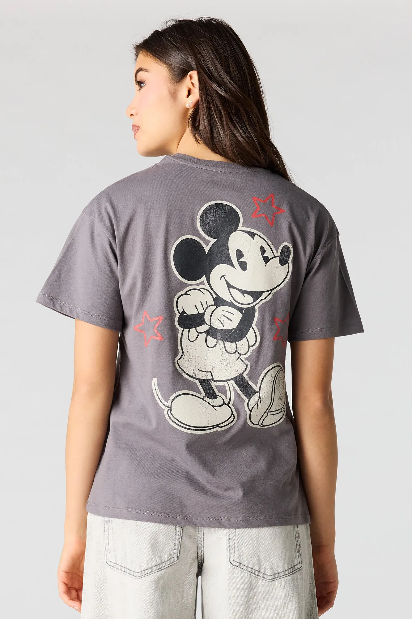 Mickey Mouse Graphic Boyfriend T-Shirt sold by Urban Planet product image thumbnail 2
