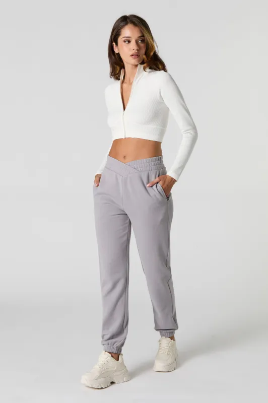 Jogger en molleton avec taille en V sold by Urban Planet